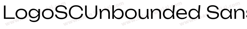 LogoSCUnbounded Sans Reaular字体转换